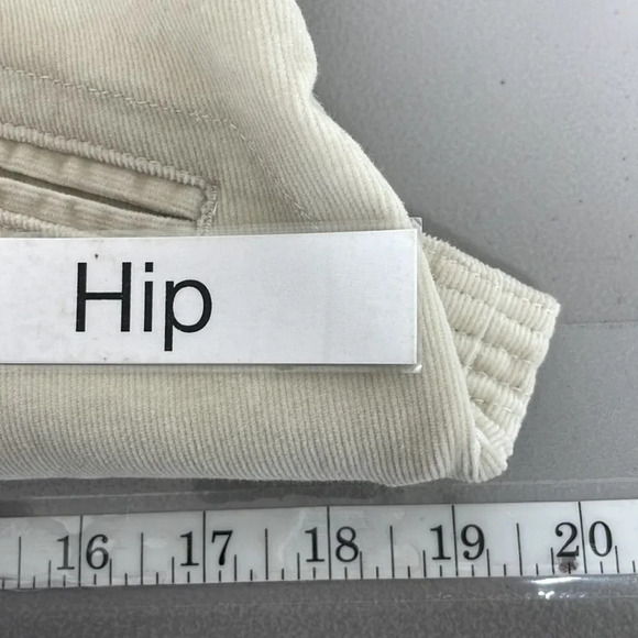 Live a Little Corduroy Jacket Buttons Flare Cream Size Large L - Picture 16 of 16